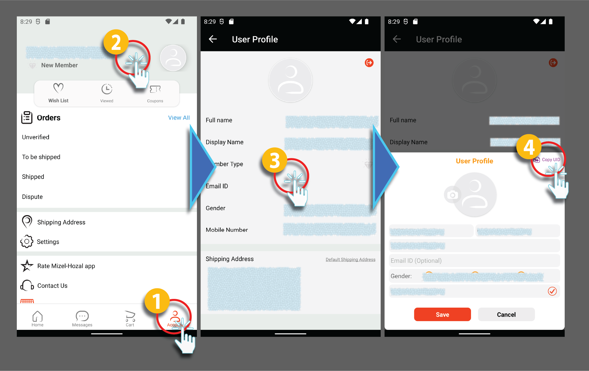 Tutorial to copy UID